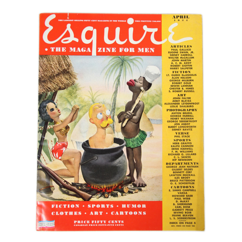 Magazine, Esquire, avril 1944