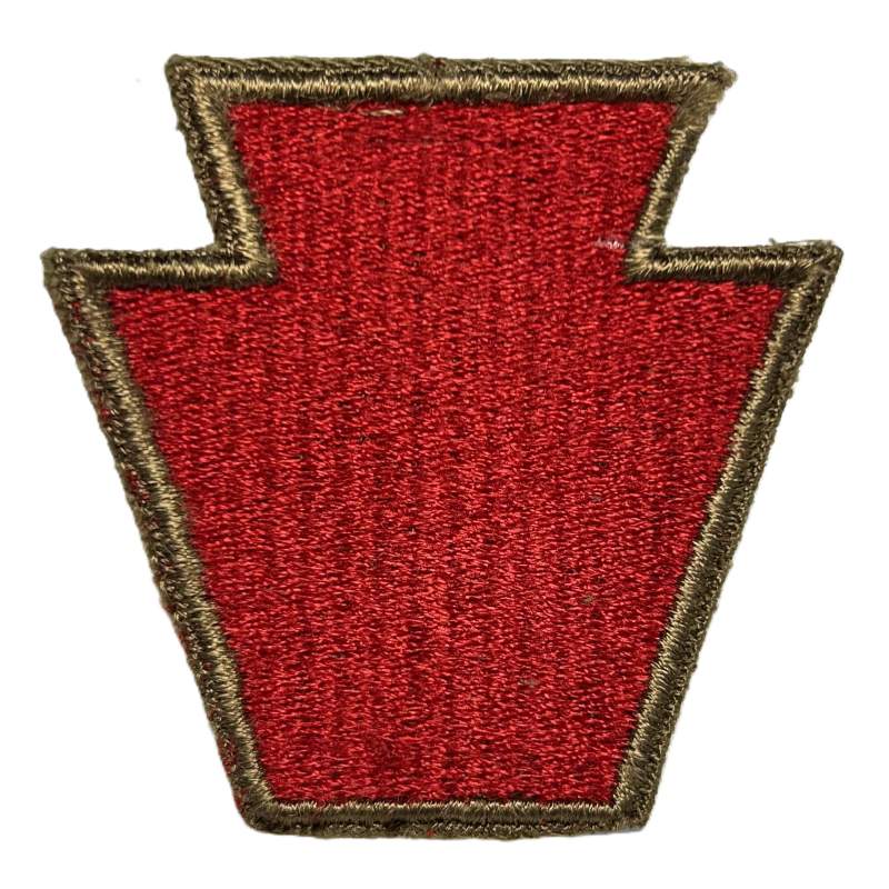 Patch, 28th Infantry Division, OD border, Green Back, 1943
