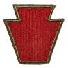 Insigne, 28th Infantry Division, bord vert, dos vert, 1943