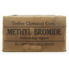 Carton, 30 Ampules, Methyl Bromide, Delousing Agent, Graves Registration Service