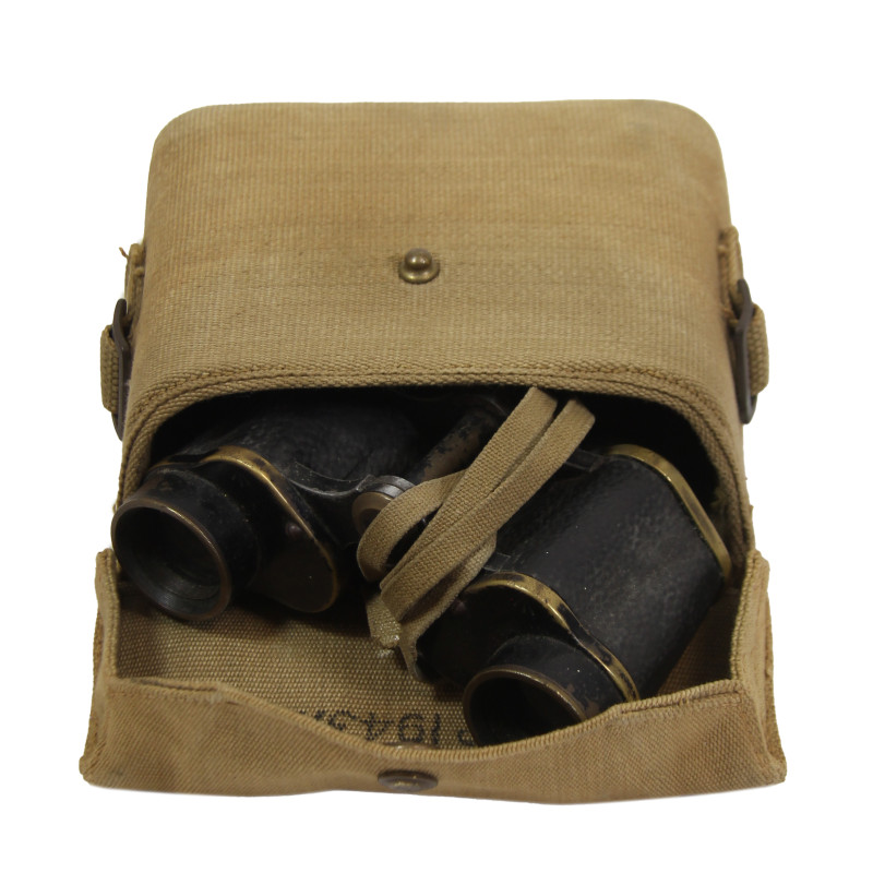 Binoculars, No. 2 Mk II, KERSHAW 1943, with Carrying Case, M.E. Co. 1943 /I\