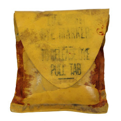 Pochette de fluorescéine, gilet de sauvetage, USAAF & USN, intacte