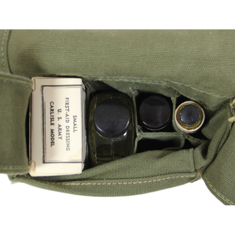 Kit médical individuel de jungle M-2, Spec. 433B, G.B. MFG. CO., Inc 1944, avec accessoires