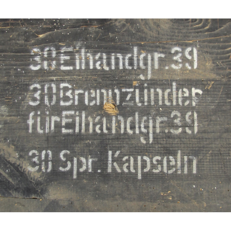 Crate, Grenade, Egg, German, Eihandgranate 39, 1944, Normandy