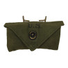 Pochette à pansement M-1924, JEFF. Q.M.D. 1942, OD 7, avec pansement Carlisle