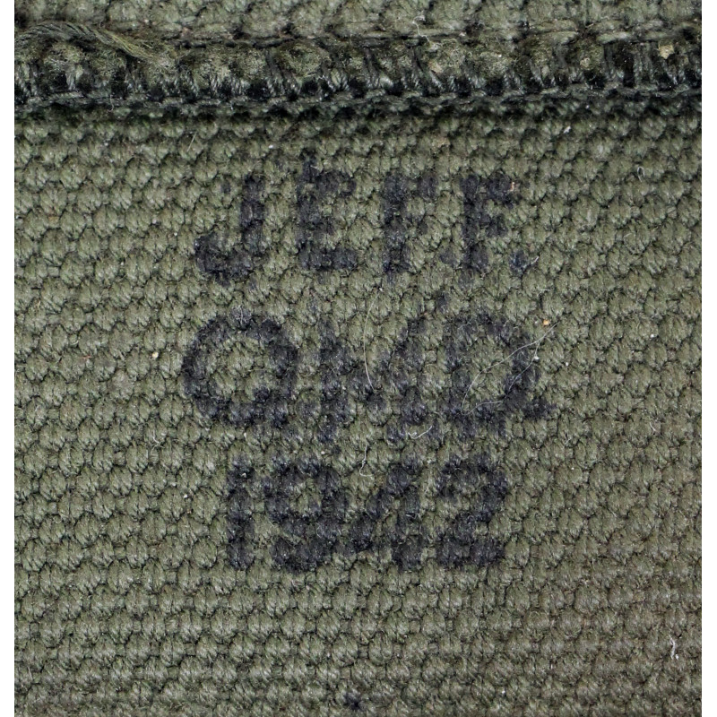 Pouch, First-Aid, M-1924, JEFF. Q.M.D. 1942, OD 7, with First-Aid Packet, Carlisle