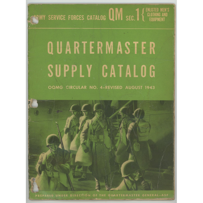 Catalog, Supply, Quartermaster, August 1943
