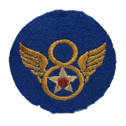 Insigne, 8th Air Force, USAAF, British-Made, feutre