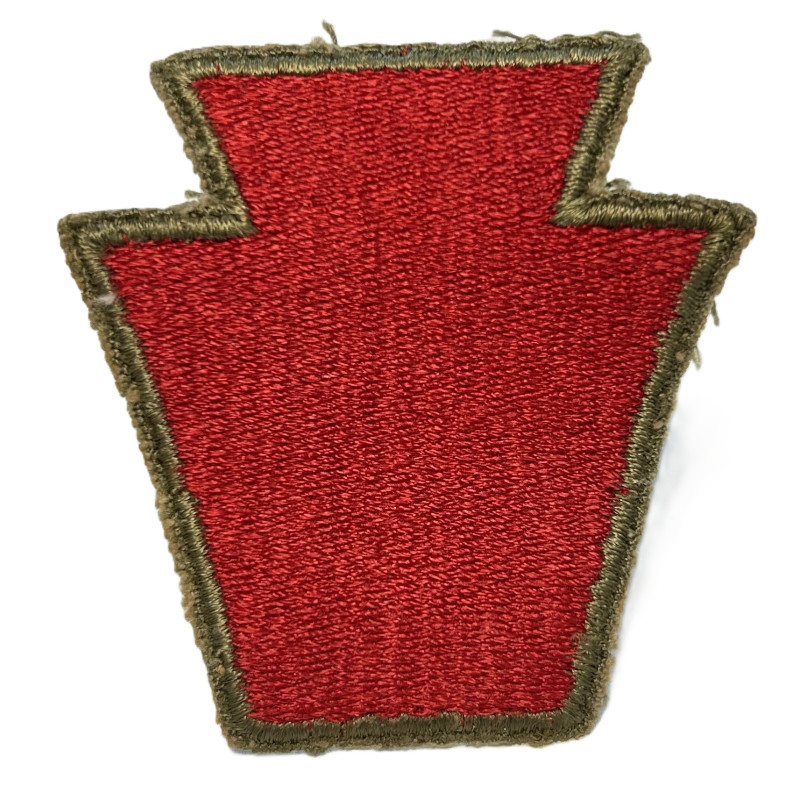 Patch, 28th Infantry Division, OD border, Green Back, 1943