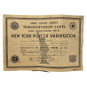 Return Certificate, New York Port of Embarkation, T/4 Lucius V. Lamont