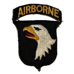 Insigne, 101st Airborne Division, Type 7, dos et tab verts