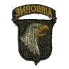 Insignia, Sleeve, Shoulder, 101st Airborne Division, Type 7, Green Back and Tab