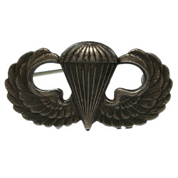 Brevet de parachutiste, US Army, GEMSCO, Sterling, à épingle