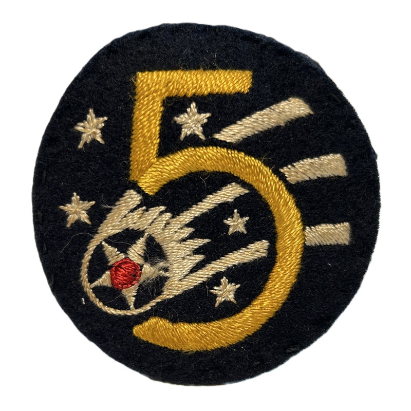 Patch, 5th Air Force, USAAF, Felt, Australian Made