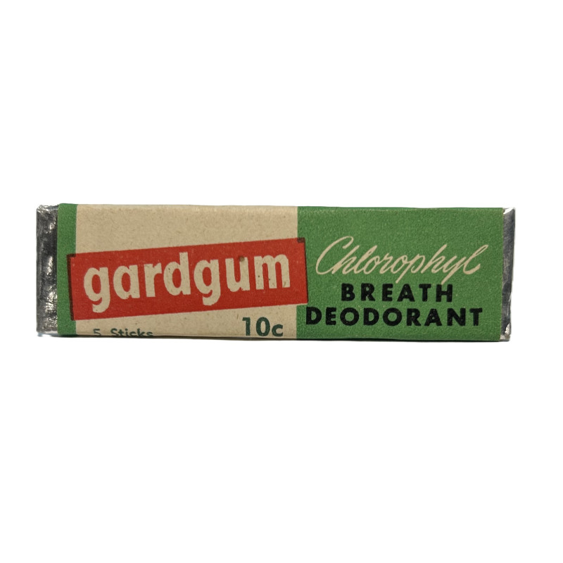 Tablette de chewing-gum, Gardgum, Chlorophylle