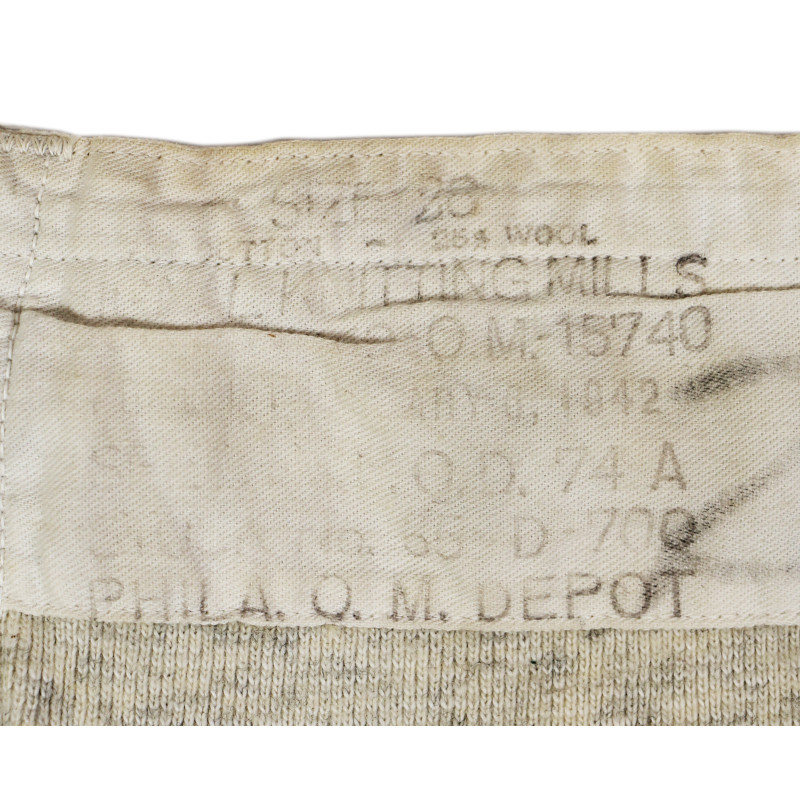 Drawers, Cotton, Special, US Army, Size 26, 1942