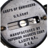 Compass, Marching, SUPERIOR MAGNETO CORP., with Canvas Pouch, Impregnated