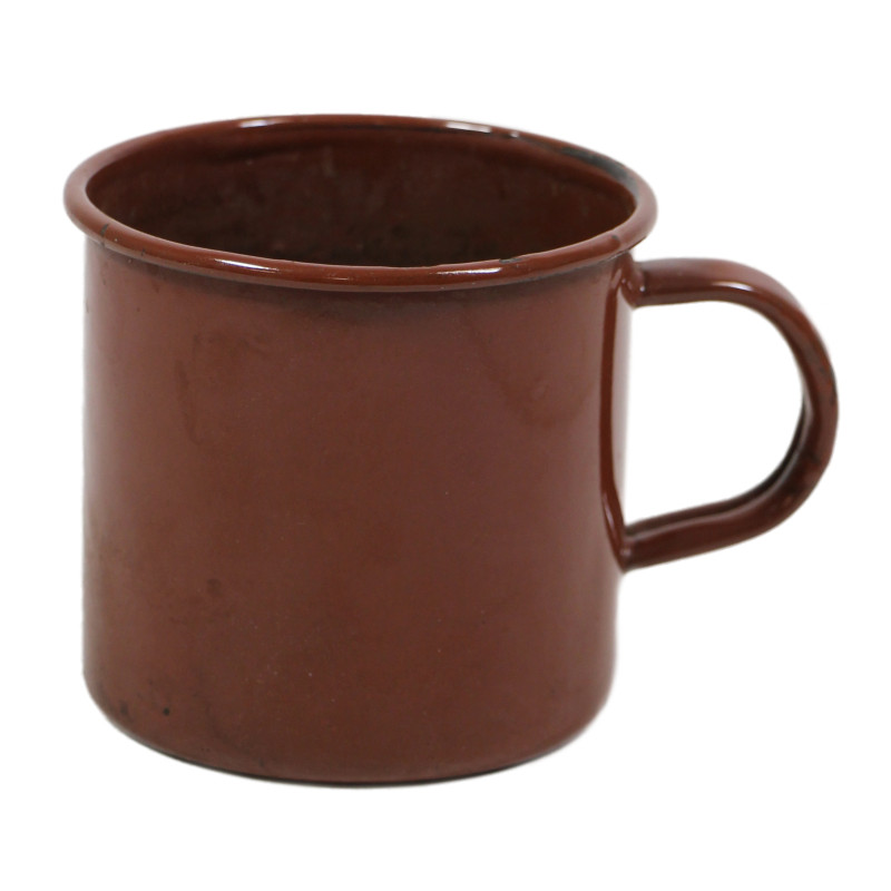 Quart émaillé britannique, marron