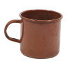 Mug, Enamel, Brown, British