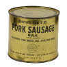 Can, Tin, Pork Sausage, Ration, Empty