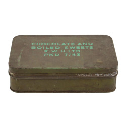 Tin, Chocolate & Boiled Sweets, British, July 1943