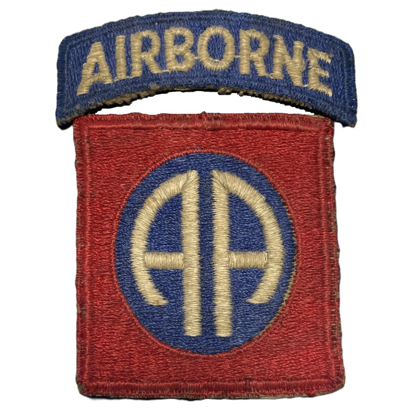 Insigne, 82nd Airborne Division, dos vert, 1943