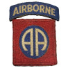Insigne, 82nd Airborne Division, dos vert, 1943