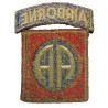 Patch, 82nd Airborne Division, Green Back, 1943