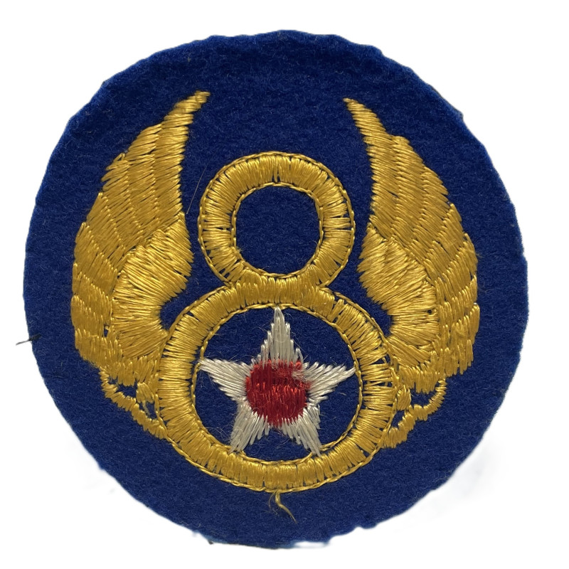 Insignia, 8th Air Force, USAAF, British-Made, Felt