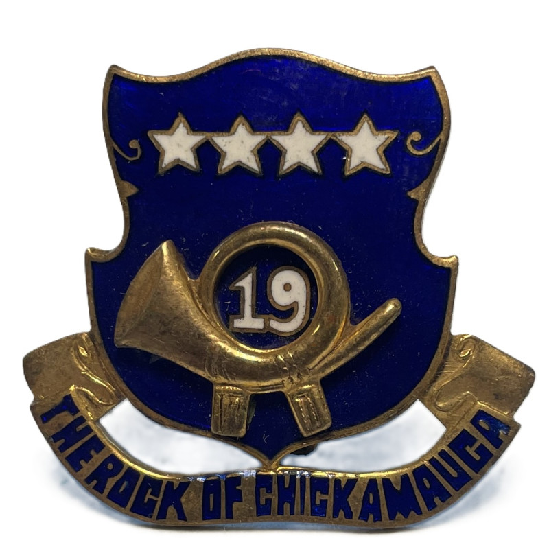 Crest, 19th Inf. Rgt., 24th Infantry Division, Philippines, à épingle