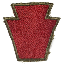Patch, 28th Infantry Division, OD border, Green Back, 1943