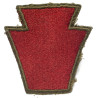Insigne, 28th Infantry Division, bord vert, dos vert, 1943