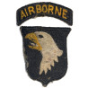 Insigne, 101st Airborne Division, Type 4, langue blanche