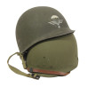 Helmet, M1, Swivel Loops, 1er Régiment de chasseurs parachutistes, French Airborne, Complete