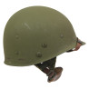 Helmet, M1, Swivel Loops, 1er Régiment de chasseurs parachutistes, French Airborne, Complete