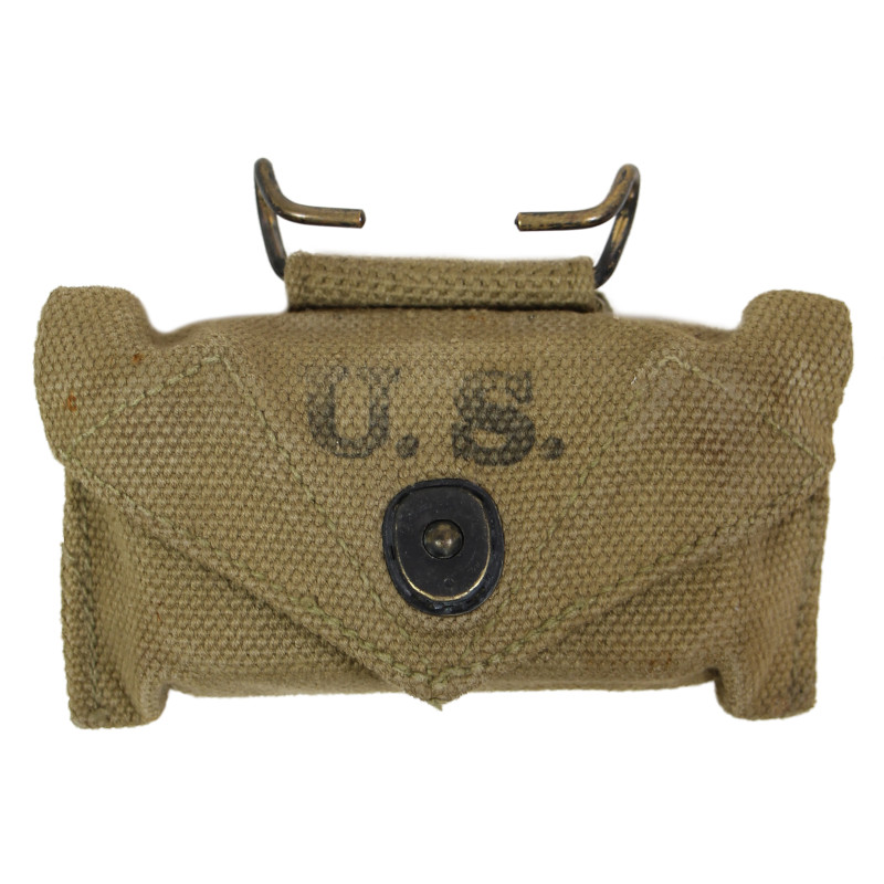 Pouch, First-Aid, M-1924, LUB. PROD. CO. 1941, with First-Aid Packet, Carlisle