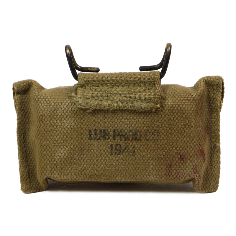 Pochette à pansement M-1924, LUB. PROD. CO. 1941, avec pansement Carlisle