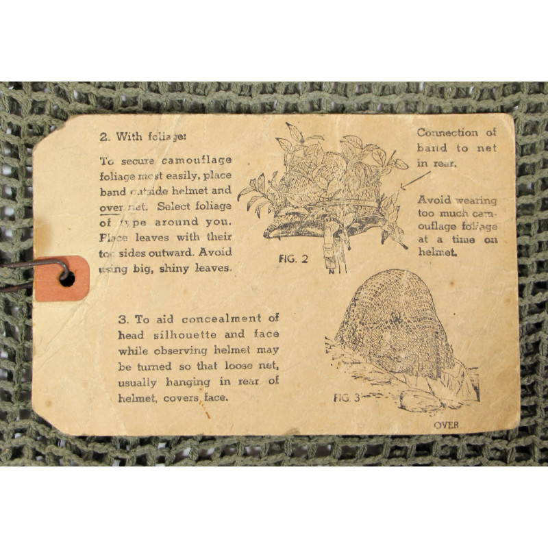 Net, M1943, for Helmet, M1, with Band and Instruction Sheet