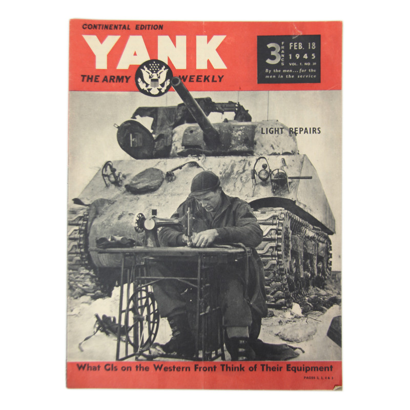 Magazine YANK, 18 février 1945, Continental Edition