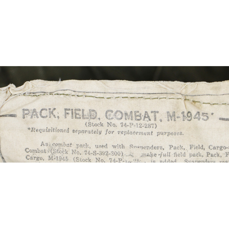 Sac à dos, Combat Field Pack M-1944 + bretelles, BOYT -45-