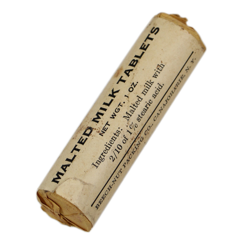 Packet, Malted Milk Tablets, Ration, BEECH-NUT PACKING CO., Untouched