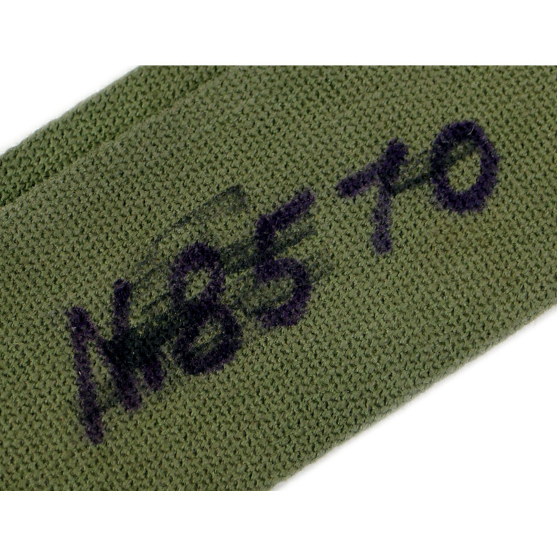 Strap, Carrying, General Purpose Bag, OD 7, 1944, Laundry Numbers