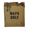 Cartes d'évasion en soie, C/D et E/F, 1943, avec pochette MAPS ONLY