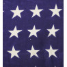 Drapeau US, rayonne, 48 étoiles, 58 x 90 cm