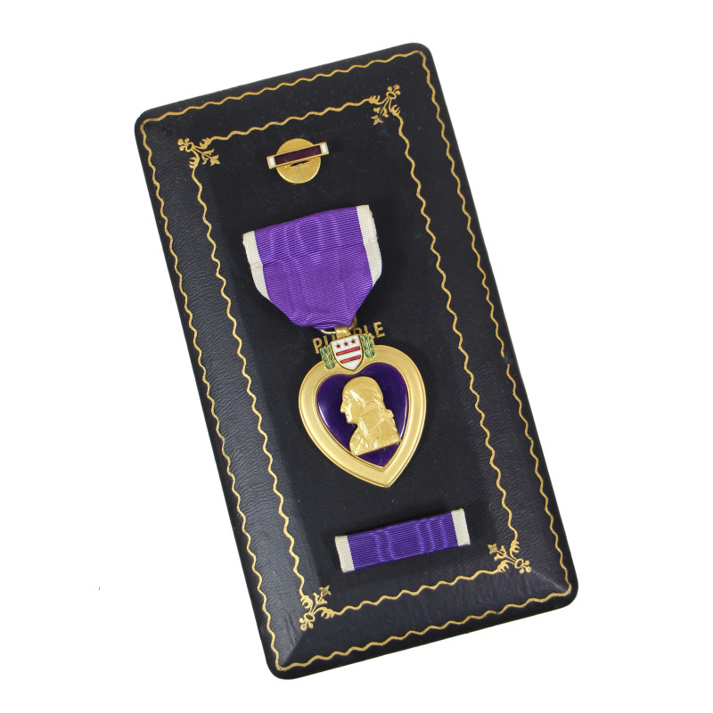Coffret médaille Purple Heart, A.E. Co., Utica, NY, 1943
