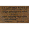 Field Ration D, US Army, 1er type, HERSHEY CHOCOLATE CORPORATION