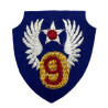 Insigne, 9th Air Force, USAAF, British-Made