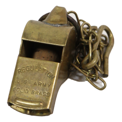 Whistle, Brass, REGULATION, US Army