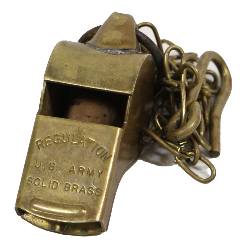 Whistle, Brass, REGULATION, US Army