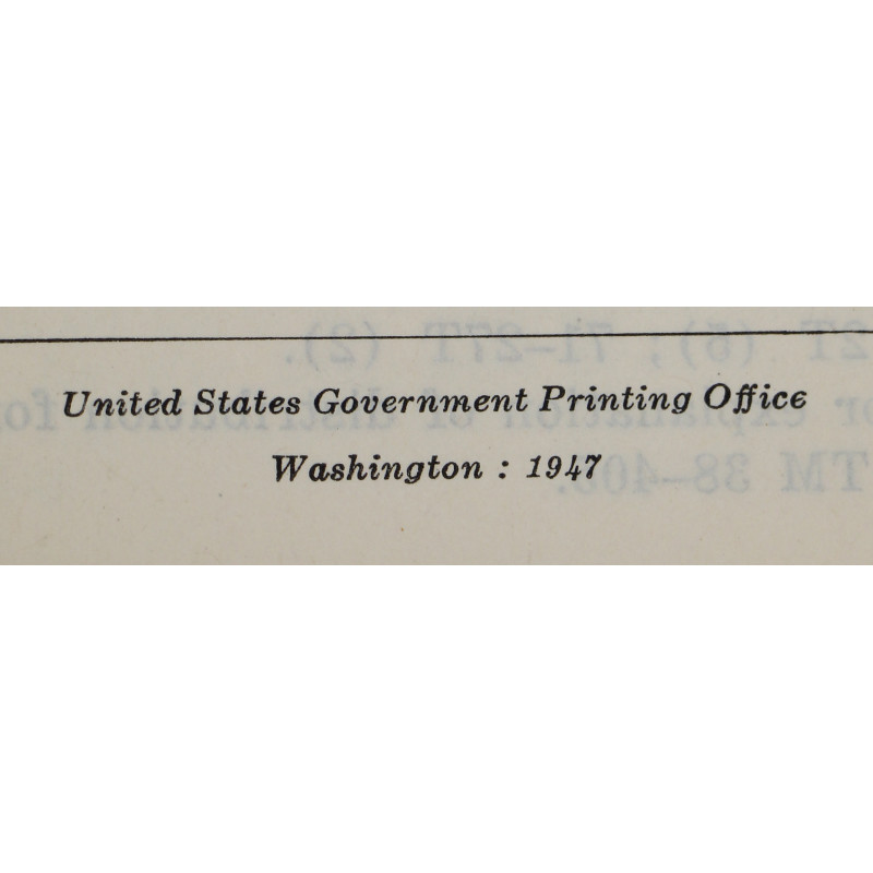 Manuel de campagne, FM 71-30, Employment of Airborne Force, 1947